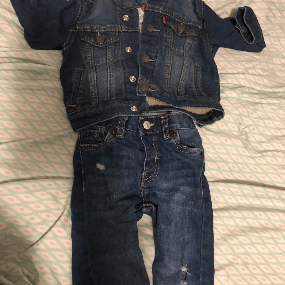 Levi Jean jacket and jeans for baby boy
